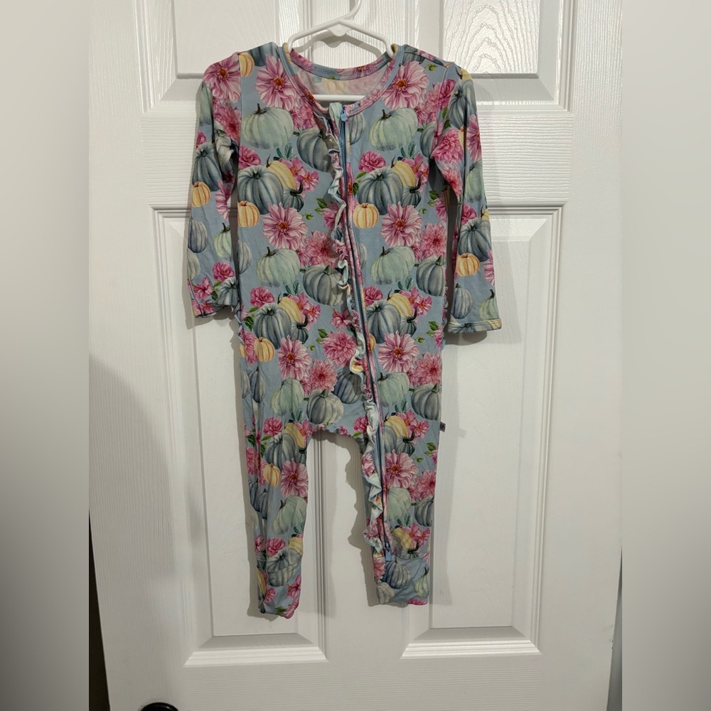 Little Bum Bums Zippered Ruffle Romper